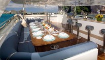 Yacht LADY JOY -  Sun Deck Dining